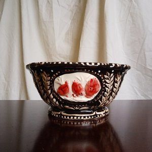 Blue Sky // Chicken Farm Ceramic Bowl